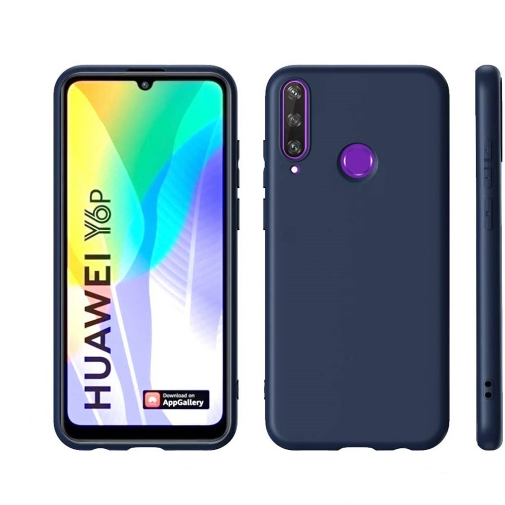 Θήκη Σιλικόνης Slim Fit Για Huawei Y6P 2020 / Honor 9A –Μπλε Θήκες Smartphone