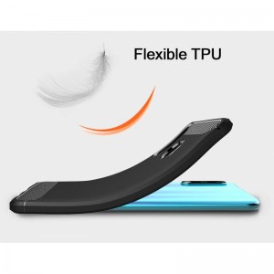 Θήκη Σιλικόνης Carbon Look Για Huawei P30 Lite –Μαύρο Θήκες Smartphone