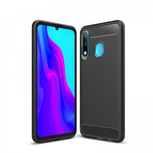 Θήκη Σιλικόνης Carbon Look Για Huawei P30 Lite –Μαύρο Θήκες Smartphone
