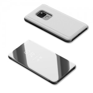 Θήκη Huawei Mate 20 Smart Cover Clear View Standing Cover -Silver Θήκες Smartphone