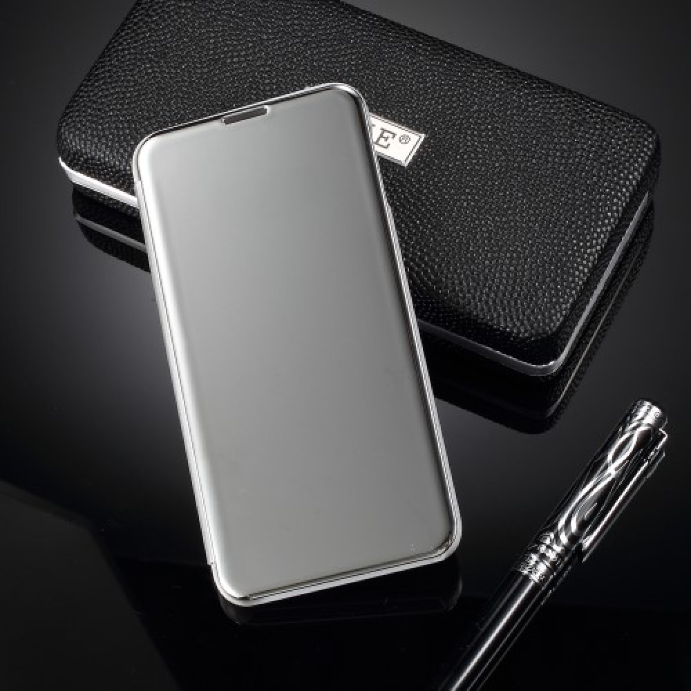 Θήκη Huawei Mate 20 Smart Cover Clear View Standing Cover -Silver Θήκες Smartphone