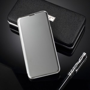 Θήκη Huawei Mate 20 Smart Cover Clear View Standing Cover -Silver Θήκες Smartphone