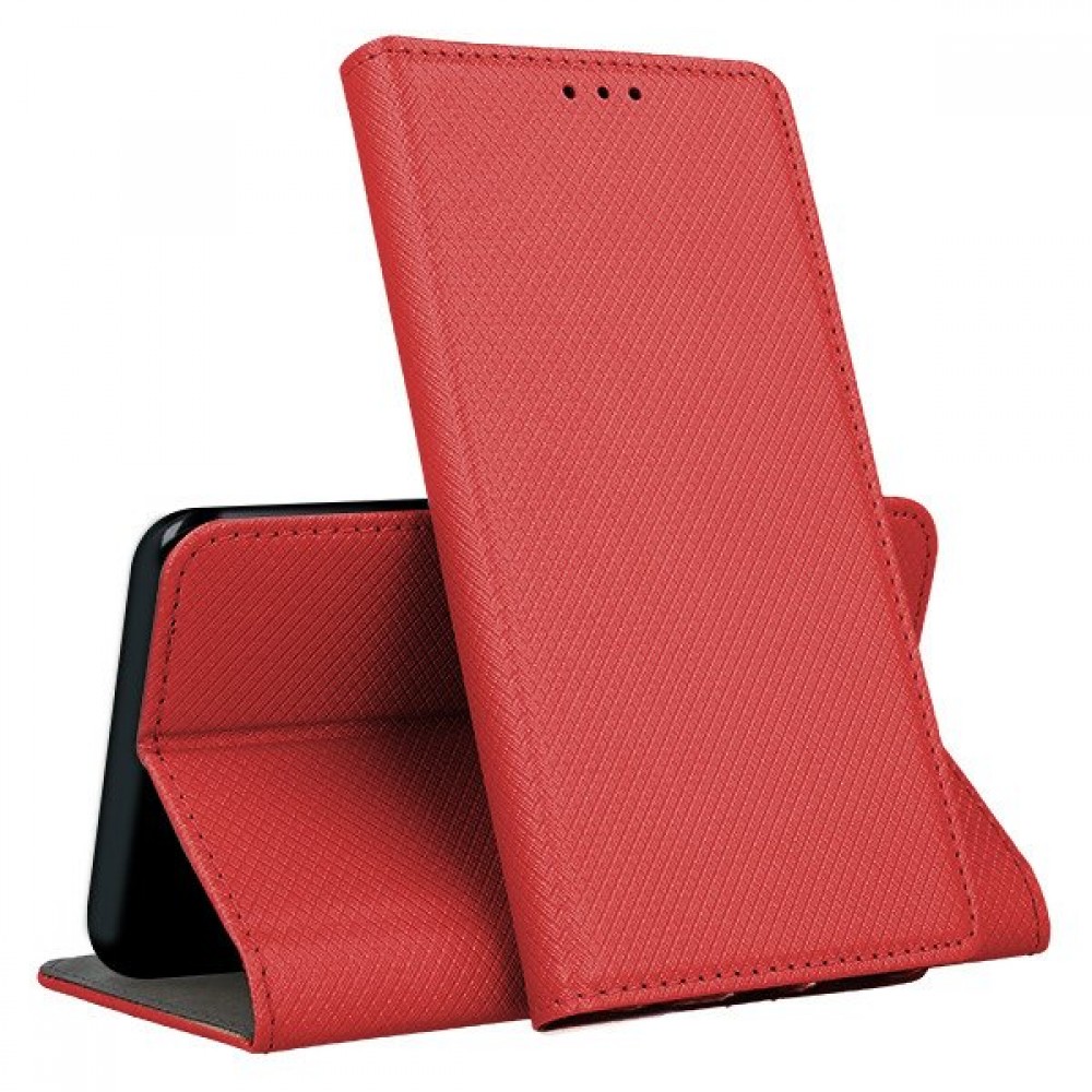Θήκη Πορτοφόλι Book Case Για iPhone X / XS με Stand –Κόκκινο Θήκες iPhone