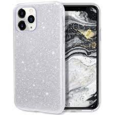 Θήκη iPhone 12 Pro Max Forcell Glitter Shine Cover Hard Case -Ασημί