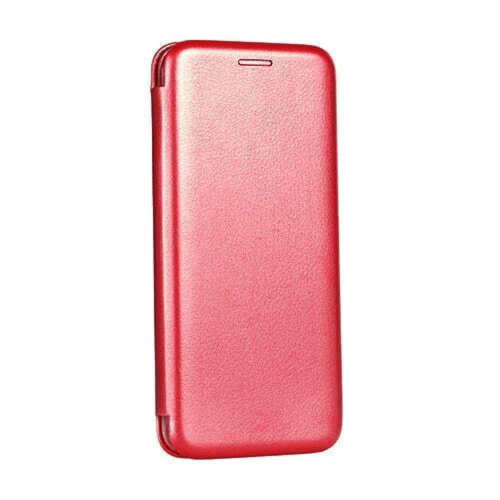 Θήκη iPhone 12 / 12 Pro Soft TPU&PU Leather Flip Βιβλίο Smart Magnet Elegance -Κόκκινο Θήκες iPhone 12 / 12 Pro 