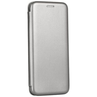 Θήκη iPhone 12 / 12 Pro Soft TPU&PU Leather Flip Βιβλίο Smart Magnet Elegance -Γκρί