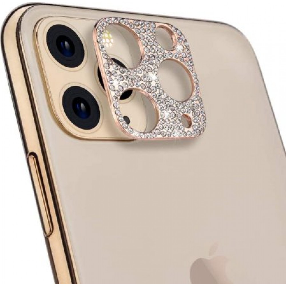 iPhone 12 Pro Bling Diamond Camera Lens Protector- Gold Προστασία οθόνης