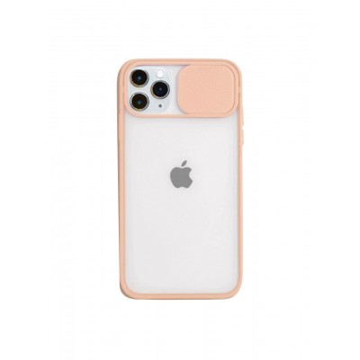 Θήκη iPhone 12 / 12 Pro Clear Case with Slide Camera Cover Protection- Nude