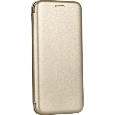 Θήκη iPhone 12 / 12 Pro Soft TPU&PU Leather Flip  Βιβλίο Smart Magnet Elegance -Gold