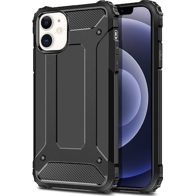 Θήκη iPhone 12 / 12 Pro Terrapin Armor Με Carbon Design –Μαύρο