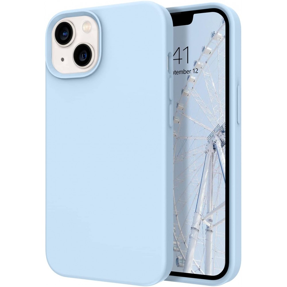 Θήκη Σιλικόνης Slim Fit Για iPhone 13 –Γαλάζιο Θήκες iPhone