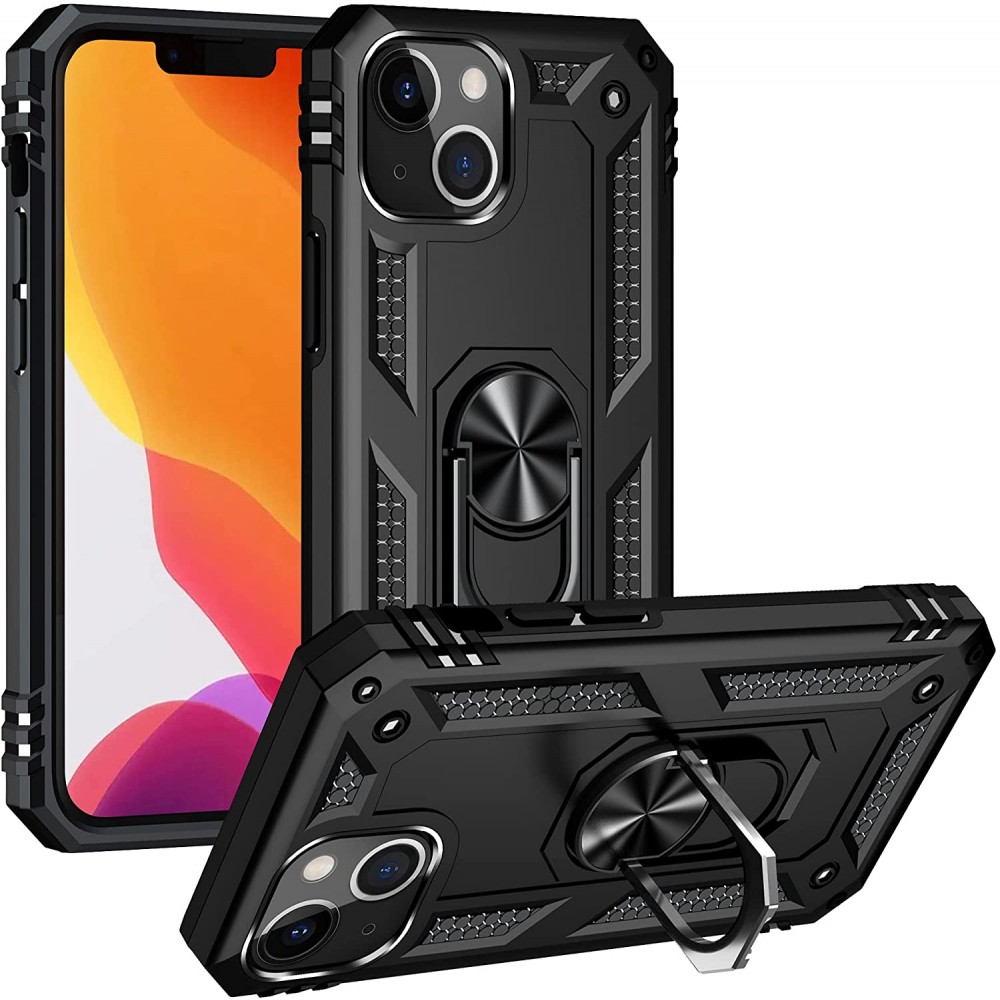 Θήκη iPhone 13 / 13 Pro Rugged Armor Cover -Black Θήκες iPhone