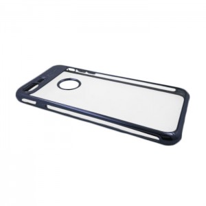 Θήκη iPhone 7 / 8 Plus Σιλικόνης Διάφανη Auto Focus Tpu-Σκούρο Μπλε Θήκες iPhone