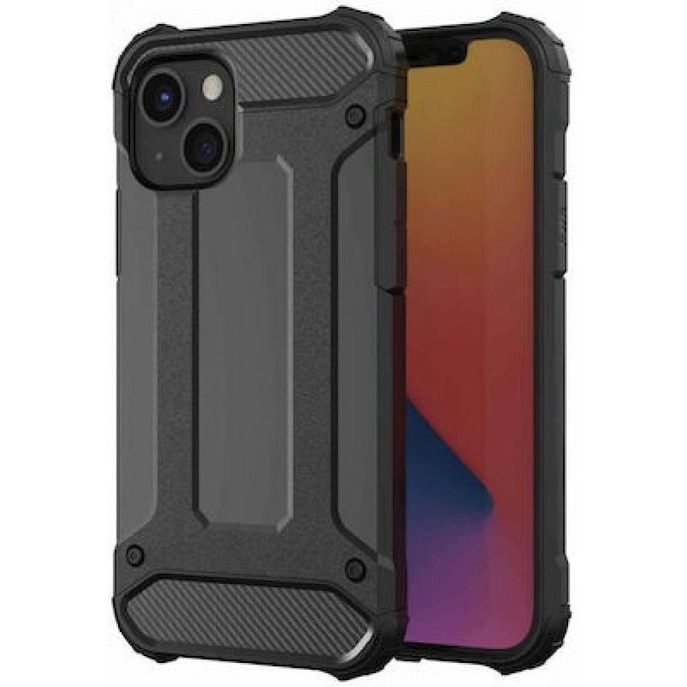 Θήκη iPhone 13 Terrapin Armor Με Carbon Design –Μαύρο Θήκες iPhone 13 