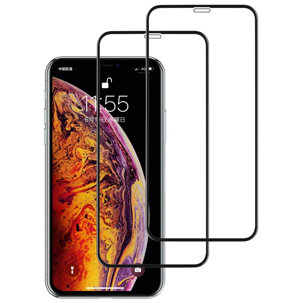 iPhone X / Xs / 11 Pro 3D Full Face Προστατευτικό Οθόνης Αντιχαρακτικό Γυαλί –Μαύρο Προστασία οθόνης