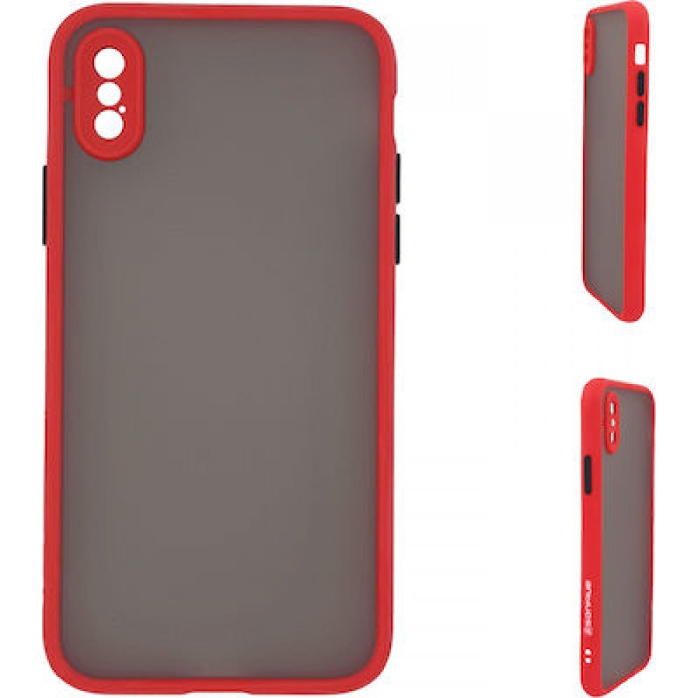 Θήκη iPhone XS Max Translucent Matte Case Shockproof Protective -Black Θήκες iPhone