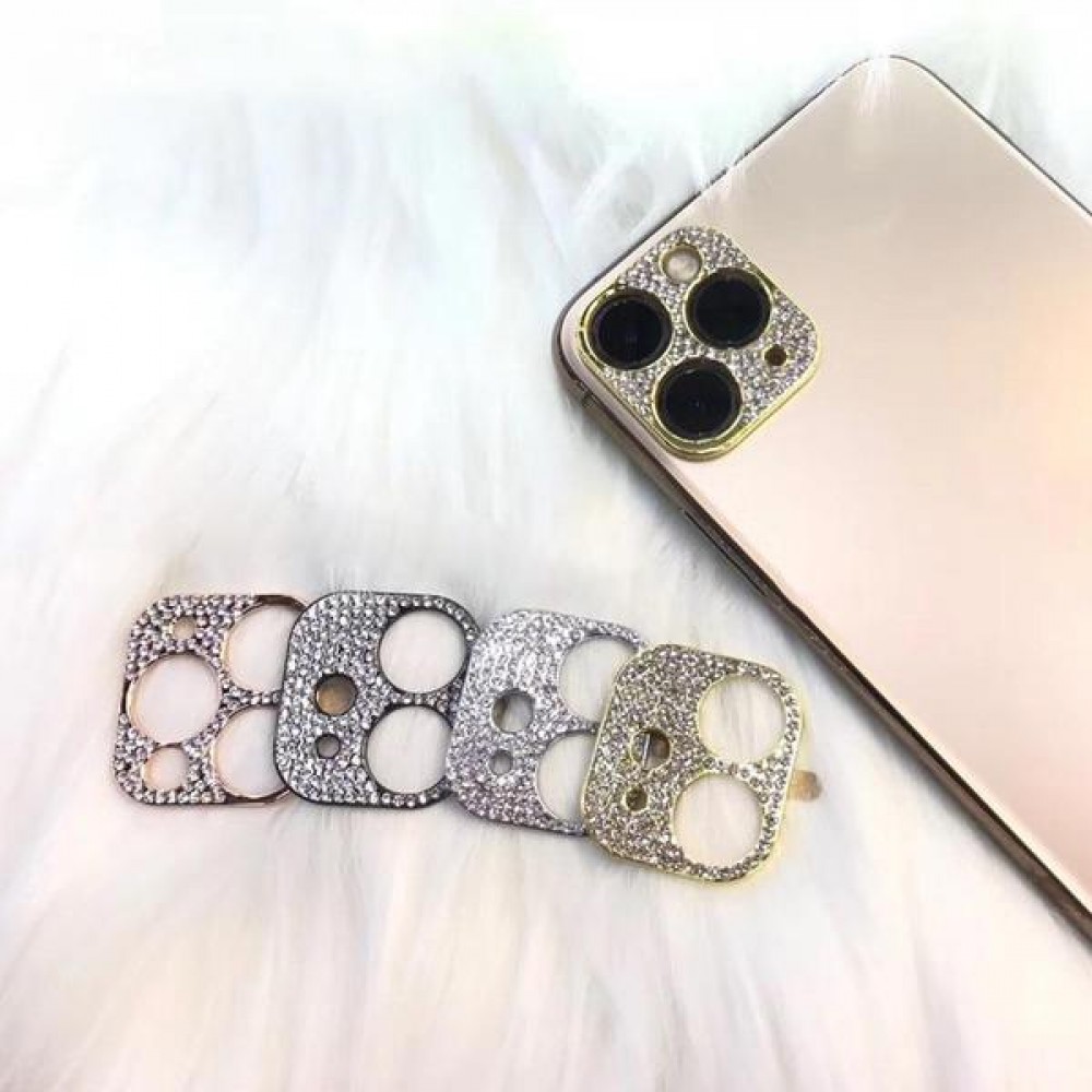 iPhone 12 Pro Bling Diamond Camera Lens Protector- Gold Προστασία οθόνης