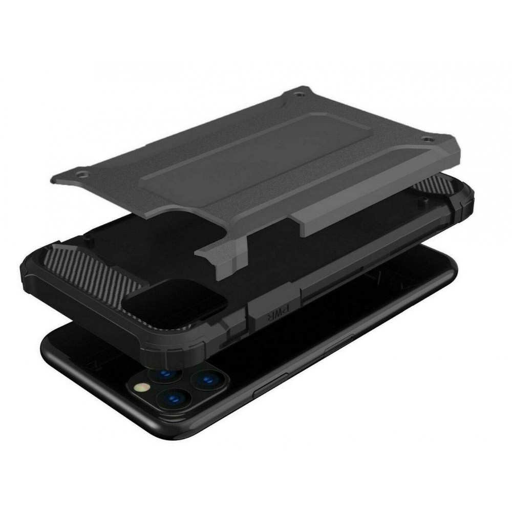 Θήκη iPhone 11 Pro Max Terrapin Armor Με Carbon Design –Μαύρο Θήκες iPhone