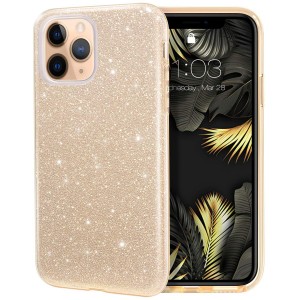 Θήκη iPhone 11 Pro Forcell Glitter Shine Cover Hard Case -Χρυσό Θήκες iPhone