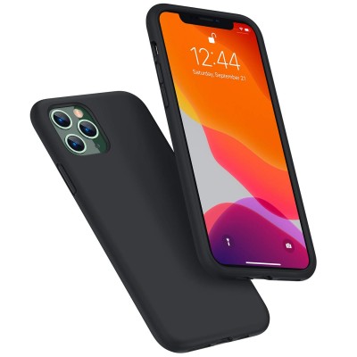 Θήκη Σιλικόνης Slim Fit Για iPhone 11 Pro Max –Μαύρο