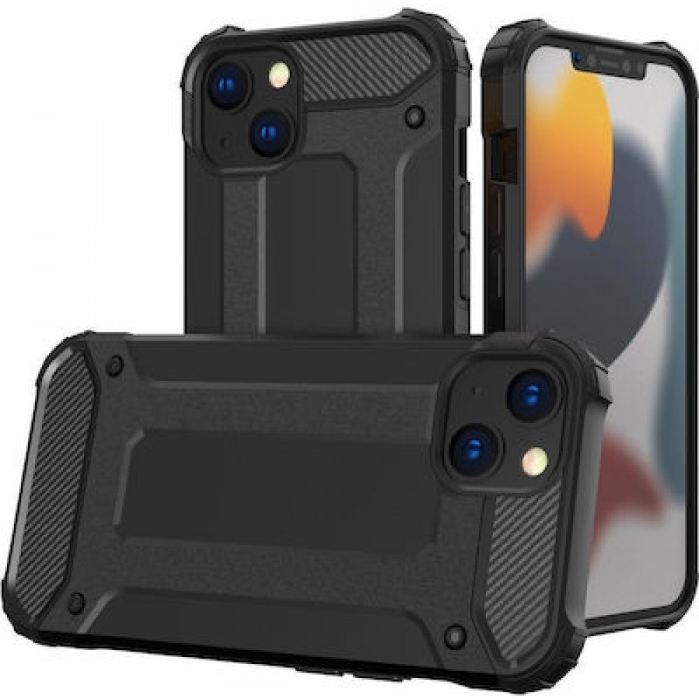 Θήκη iPhone 14 Pro Terrapin Armor Με Carbon Design –Μαύρο Θήκες iPhone