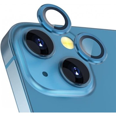 Προστατευτικό Κάμερας Full Cover Για iPhone 15 5G / 15 Plus 5G –Μπλε