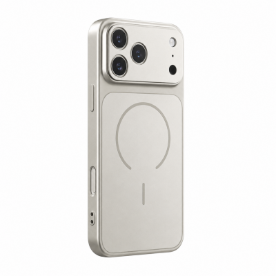 iPhone 17 Pro Max 5G Θήκη MagSafe Ασημί Με Προστασία Κάμερας HD 8K