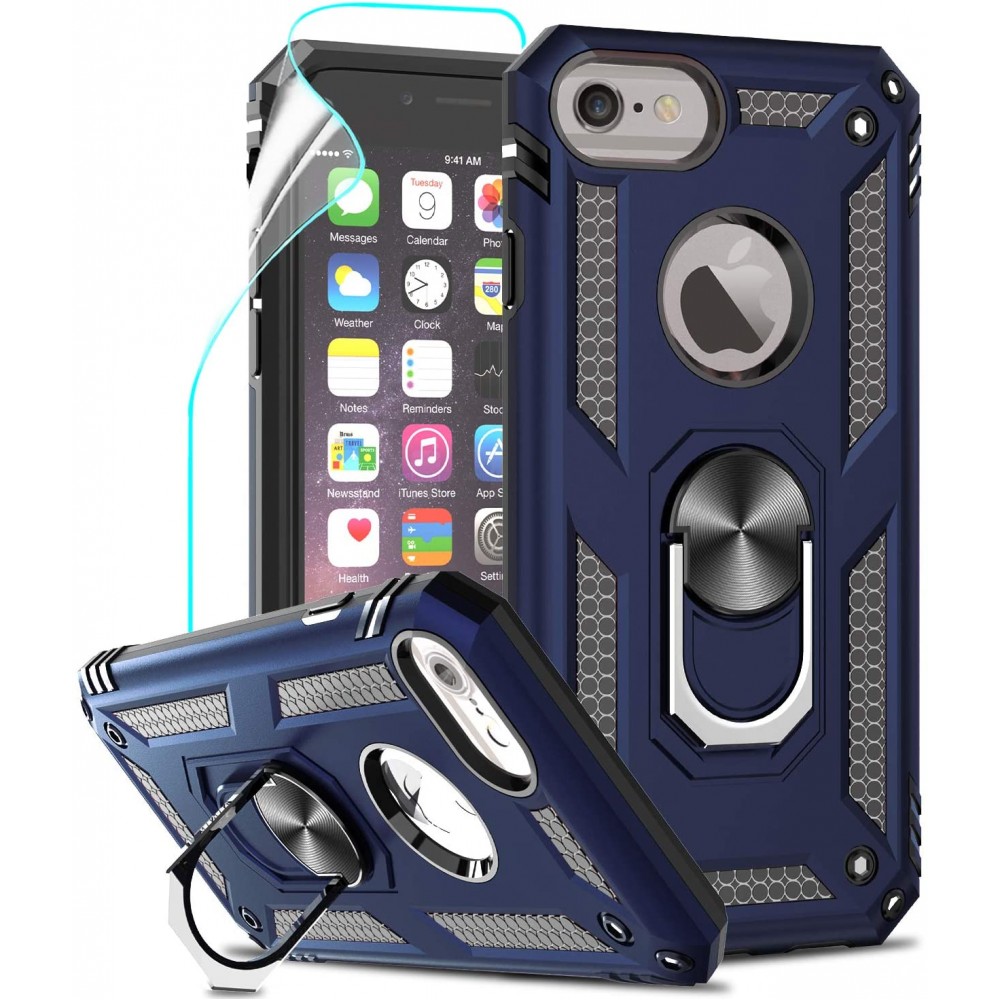 Θήκη iPhone 7 / 8 / SE 2020 Rugged Armor Cover -Blue Θήκες iPhone