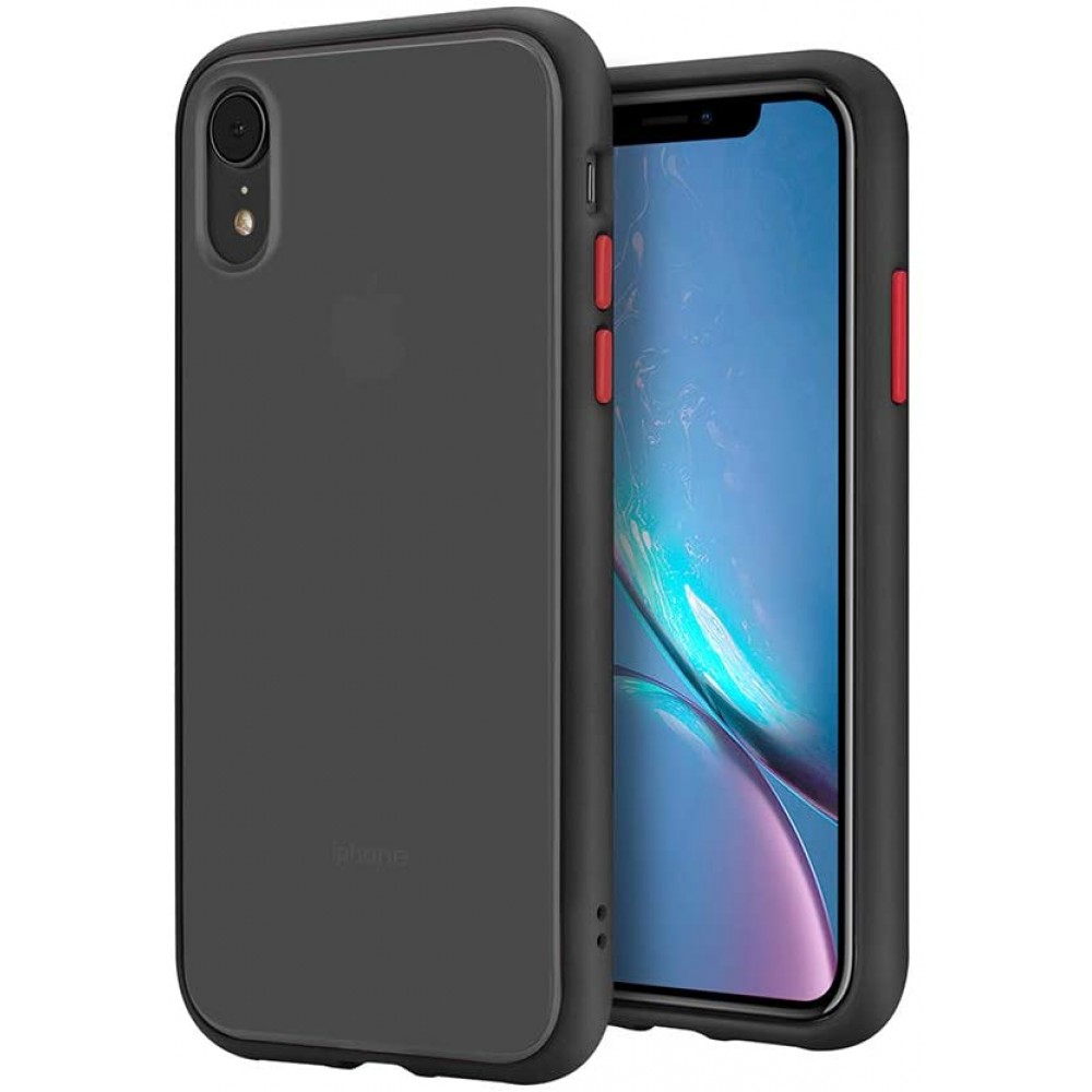 Θήκη iPhone XR Translucent Matte Case Shockproof Protective -Black Θήκες iPhone