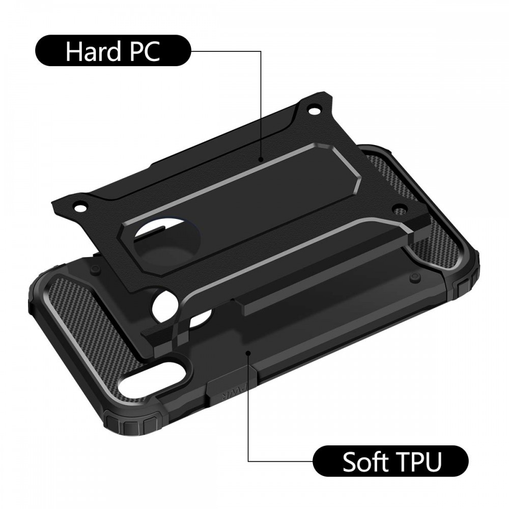 Θήκη iPhone XR Terrapin Armor Με Carbon Design –Μαύρο Θήκες iPhone