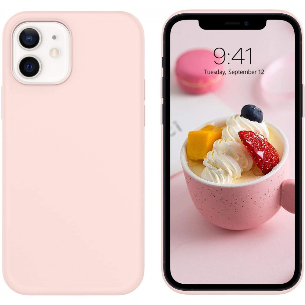 Θήκη Σιλικόνης Slim Fit Για iPhone 12 Mini 5.4" –Nude Θήκες iPhone