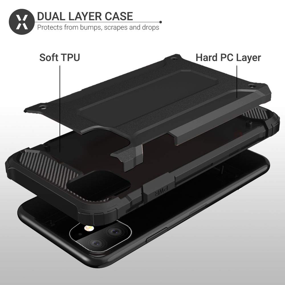 Θήκη iPhone 11 Terrapin Armor Με Carbon Design –Μαύρο Θήκες iPhone