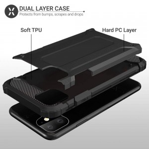 Θήκη iPhone 11 Terrapin Armor Με Carbon Design –Μαύρο Θήκες iPhone