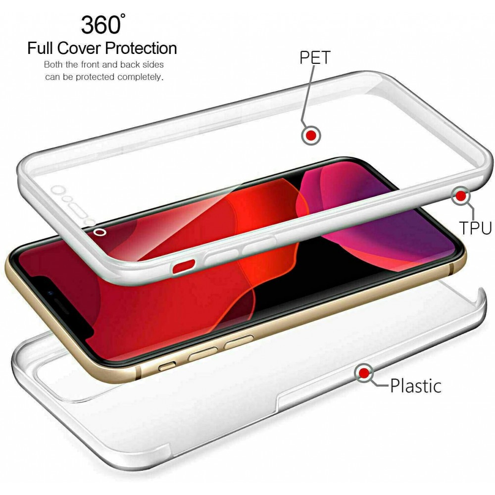 iPhone 11 Pro Θήκη 360 protection front and back full body- Διάφανη Θήκες iPhone