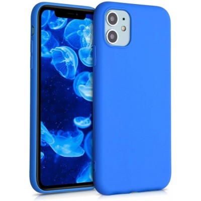 Θήκη Σιλικόνης Slim Fit Για iPhone 11 –Μπλε
