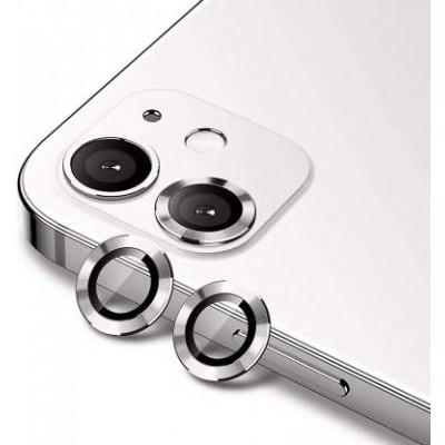 iPhone 12 Mini Film Full Cover Camera -Silver