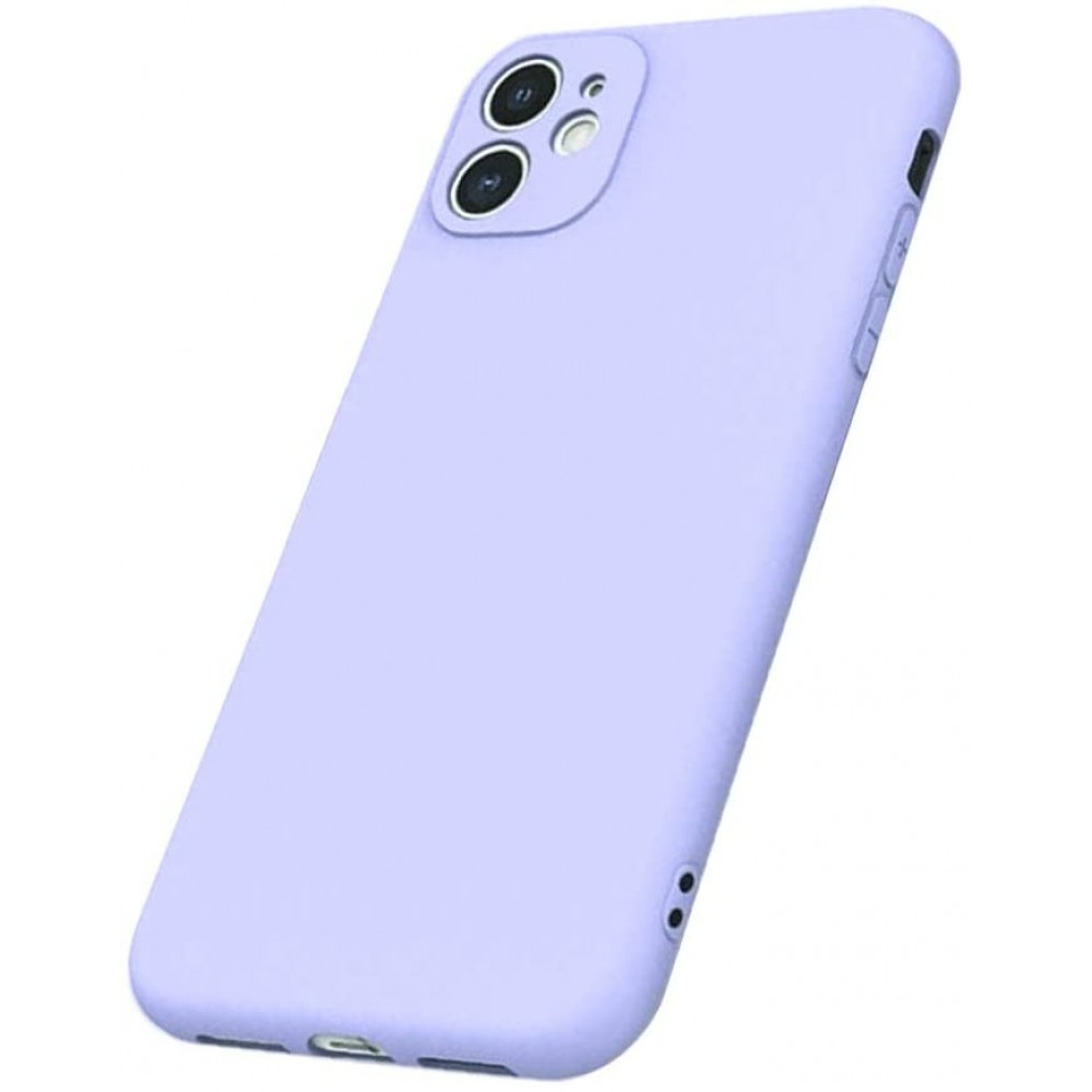 Θήκη Σιλικόνης Για iPhone 12 / 12 Pro Soft Case 2.0mm –Λιλά Θήκες iPhone