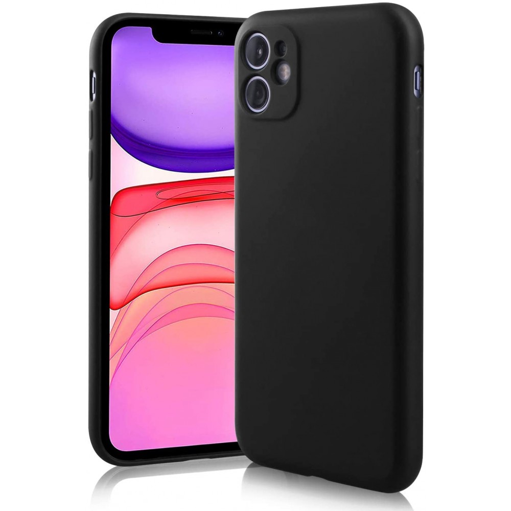 Θήκη Σιλικόνης Για iPhone 12 / 12 Pro Soft Case 2.0mm –Μαύρο Θήκες iPhone