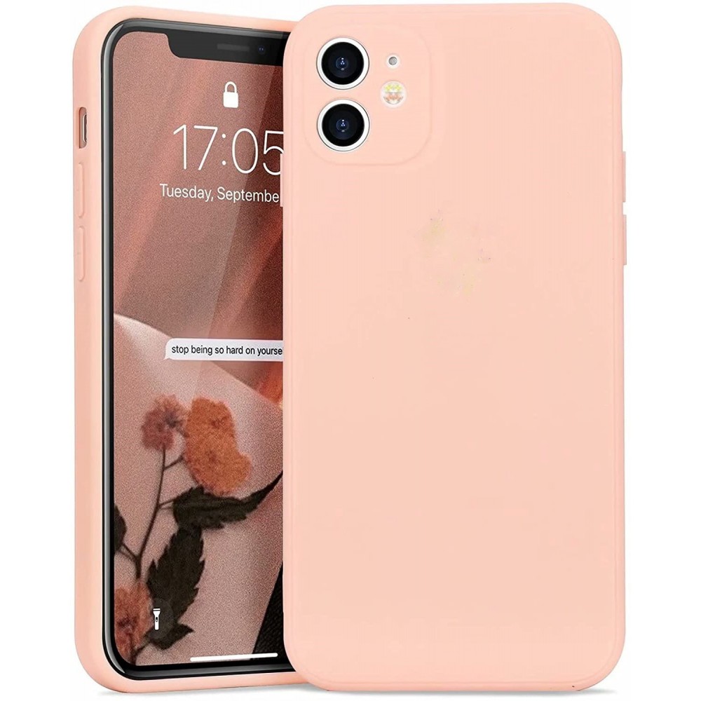 Θήκη Σιλικόνης Για iPhone 12 / 12 Pro Soft Case 2.0mm –Ροζ Θήκες iPhone