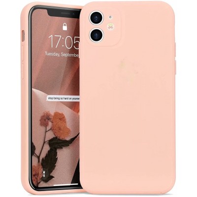 Θήκη Σιλικόνης Για iPhone 12 / 12 Pro Soft Case 2.0mm –Ροζ