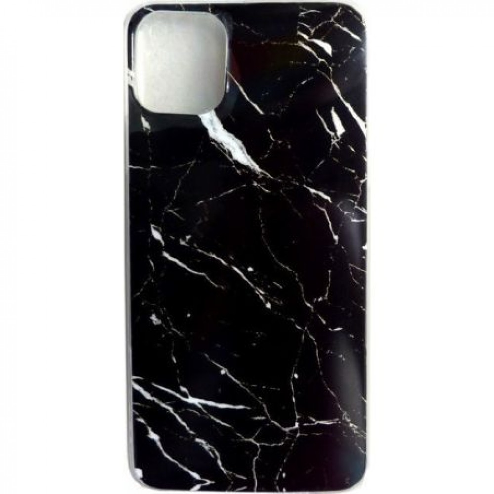 Θήκη iPhone 11 Slim Fit TPU Case Θήκη Σιλικόνης Marble -Black Θήκες iPhone