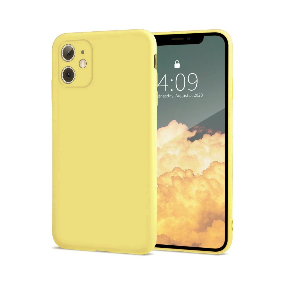 Θήκη Σιλικόνης Για iPhone 11 Soft Case 2.0mm –Κίτρινο Θήκες iPhone