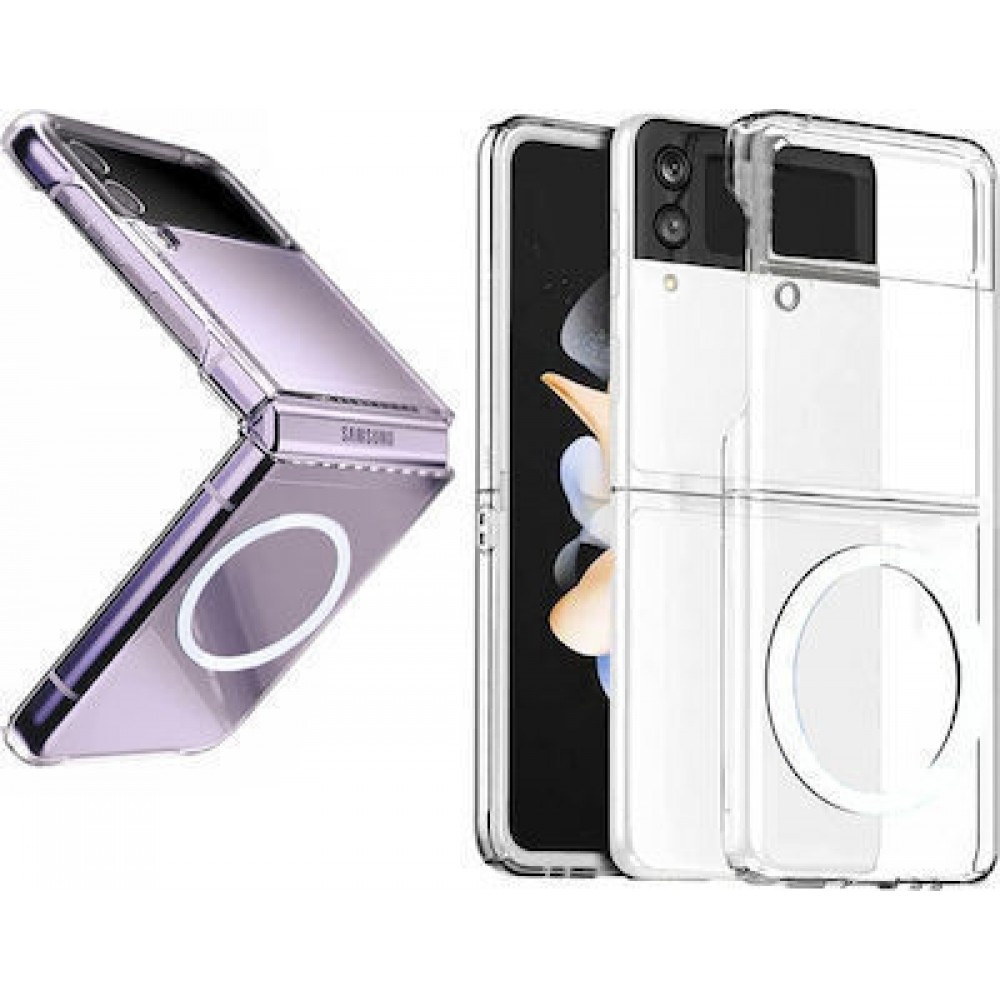 Θήκη Samsung Galaxy Z Flip 5 5G MagSafe Σιλικόνης -Διάφανη Θήκες Smartphone