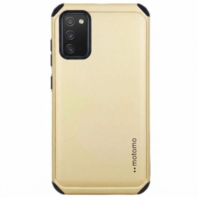 Θήκη Samsung Galaxy A02s / M02s / F02s Motomo Tough Armor Back Cover Υβριδική κατασκευή  -Χρυσό