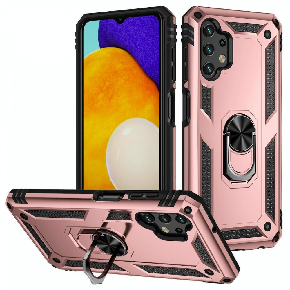 Θήκη Samsung Galaxy A13 4G Rugged Armor Cover -Rose Gold Θήκες Smartphone