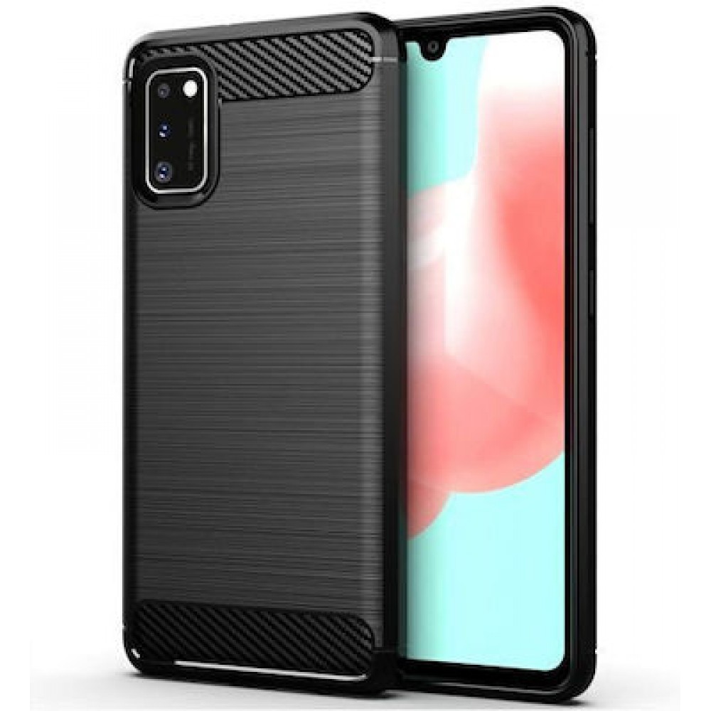 Θήκη Σιλικόνης Carbon Look Για Samsung Galaxy A13 4G –Μαύρο Θήκες Galaxy A13 4G