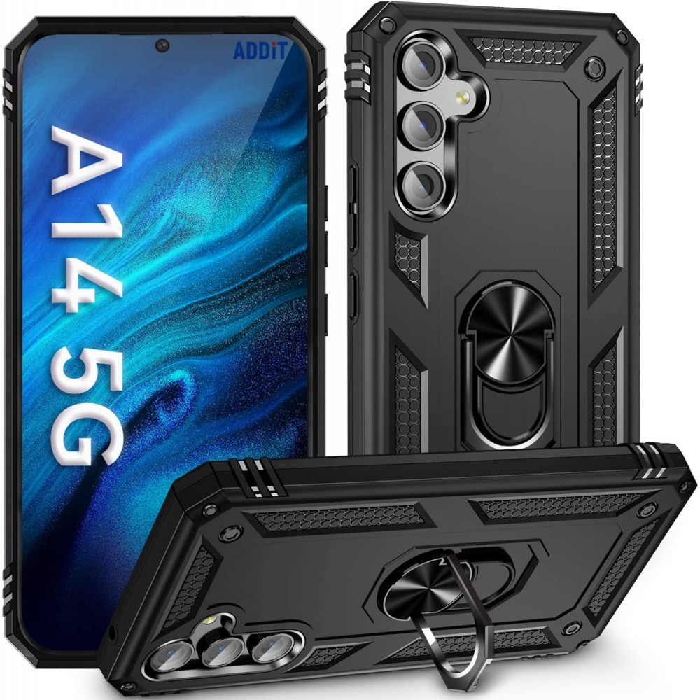 Θήκη Samsung Galaxy A14 4G / 5G Rugged Armor Cover -Μαύρο Θήκες Smartphone