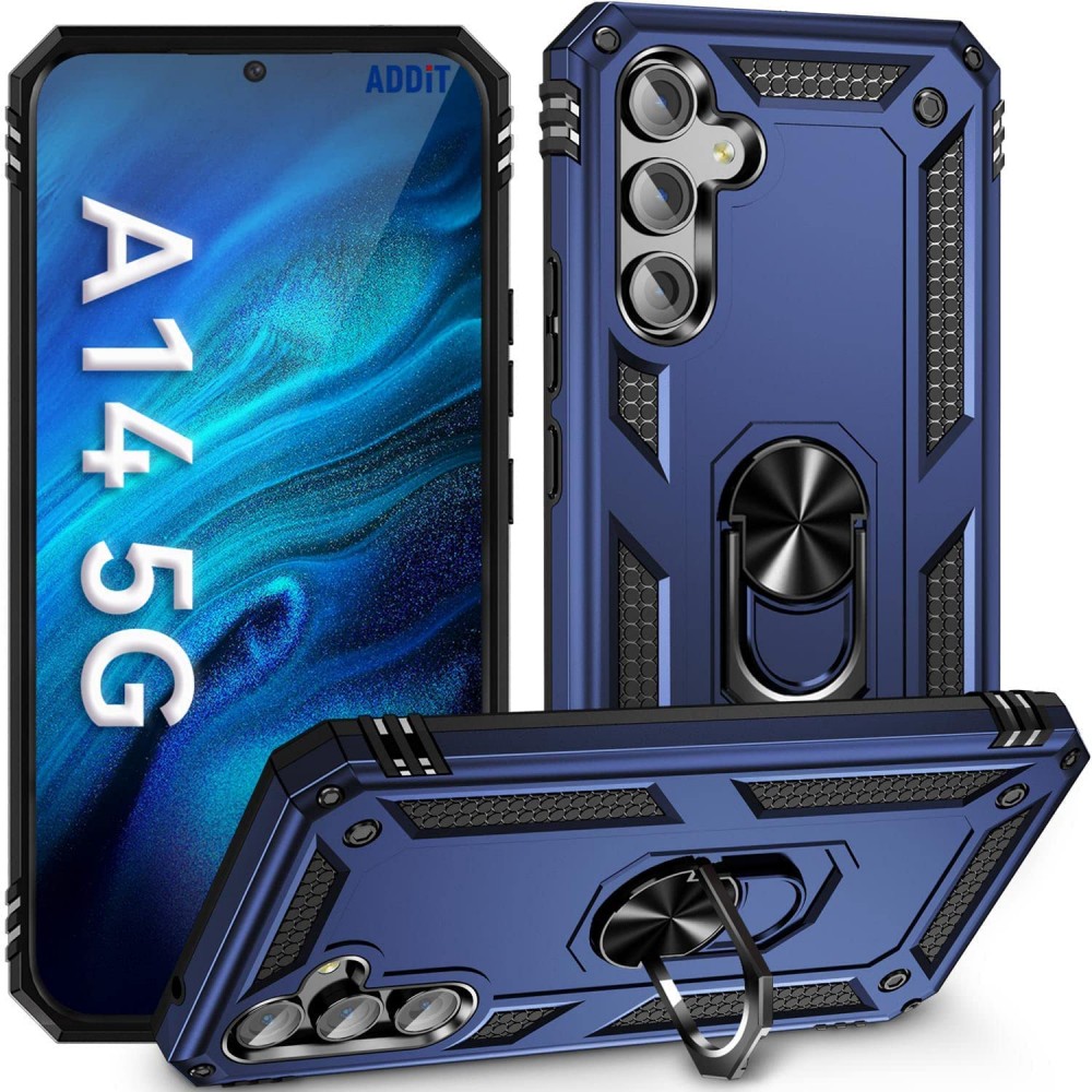 Θήκη Samsung Galaxy A14 4G / 5G Rugged Armor Cover -Σκούρο Μπλε Θήκες Smartphone