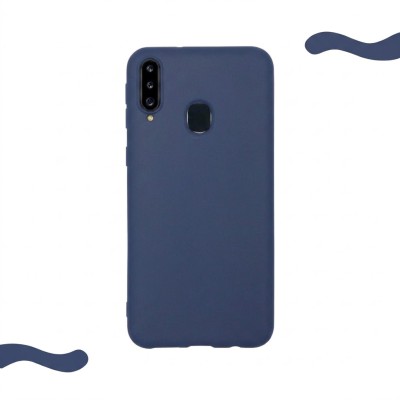 Θήκη Σιλικόνης Slim Fit Για Samsung Galaxy A20s –Μπλε