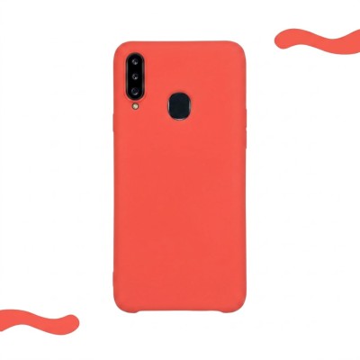 Θήκη Σιλικόνης Slim Fit Για Samsung Galaxy A20s –Κόκκινο